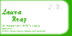 laura mraz business card